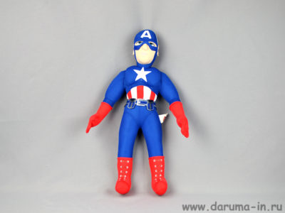 Капитан Америка. Мягкая игрушка. Marvel.