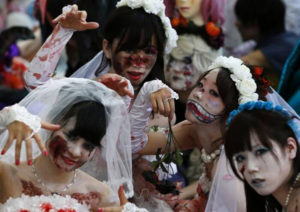 Хэллоуин в Японии.